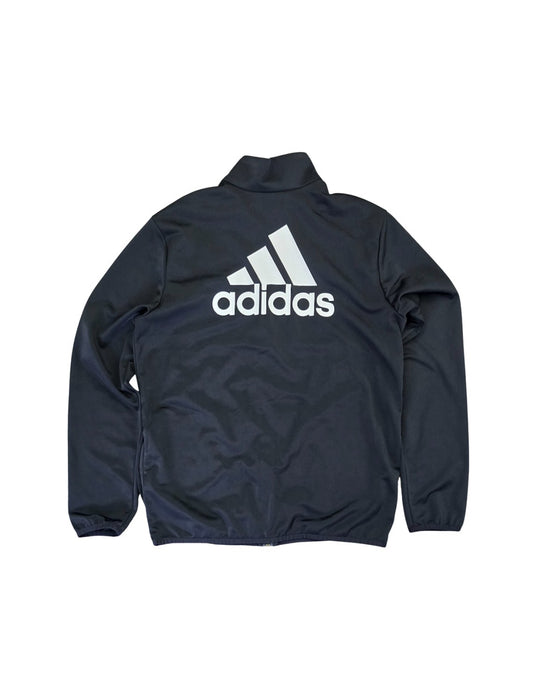 A Black Lightweight Jackets from Adidas in size 14Y for neutral. (Back View)