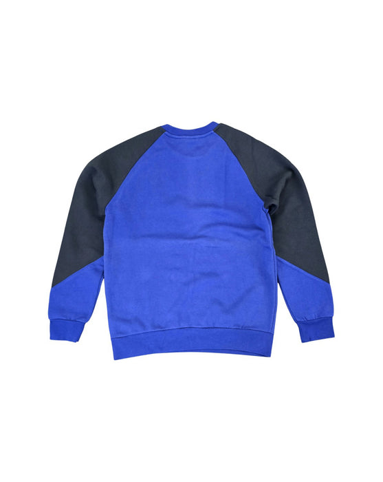 A Blue Crewneck Sweatshirts from Adidas in size 13Y for neutral. (Back View)