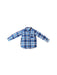 A Blue Long Sleeve Shirts from Petit Bateau in size 5T for boy. (Front View)