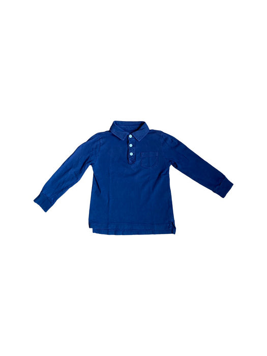 A Blue Long Sleeve Polos from Crewcuts in size 2T for boy. (Front View)