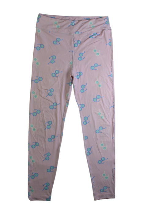 A Pink Leggings from Moody Tiger in size 7Y for girl. (Front View)