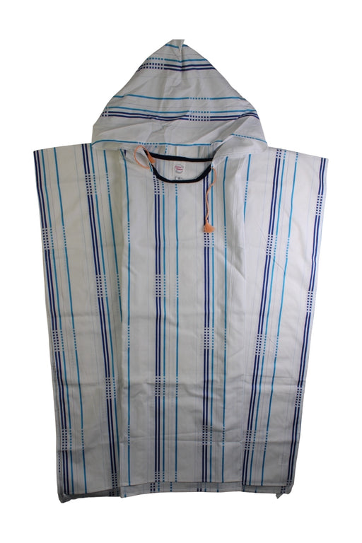 A White Capes & Ponchos from Comme Maman Collection in size 6T for girl. (Front View)