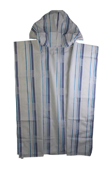 A White Capes & Ponchos from Comme Maman Collection in size 6T for girl. (Back View)