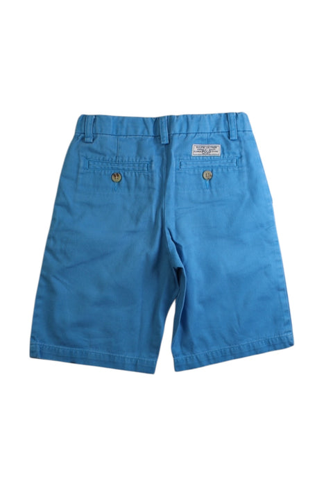 A Blue Shorts from Polo Ralph Lauren in size 7Y for boy. (Back View)