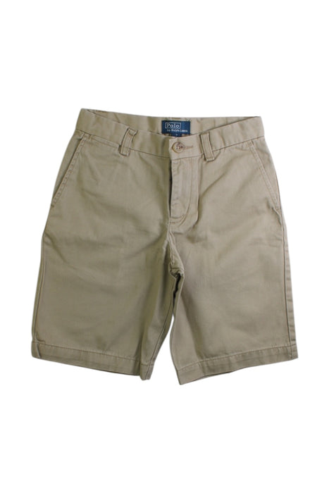 A Beige Shorts from Polo Ralph Lauren in size 7Y for boy. (Front View)
