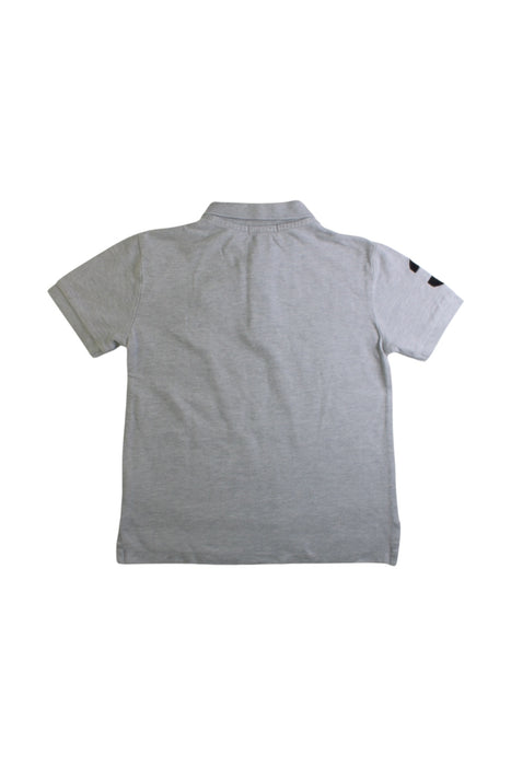 A Grey Short Sleeve Polos from Polo Ralph Lauren in size 6T for boy. (Back View)