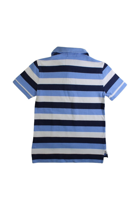 A Blue Short Sleeve Polos from Polo Ralph Lauren in size 6T for boy. (Back View)