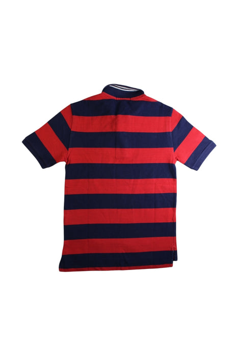 A Red Short Sleeve Polos from Polo Ralph Lauren in size 8Y for boy. (Back View)