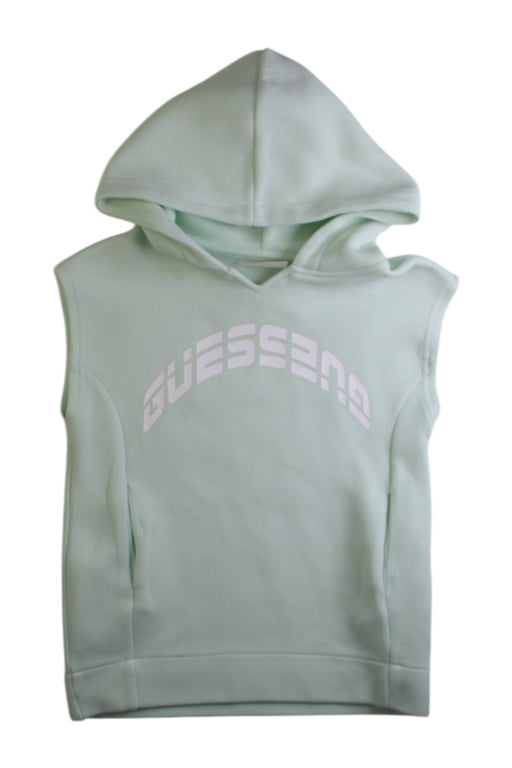 A Green Hooded Sweatshirts from Guess in size 6T for neutral. (Front View)
