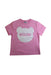 A Pink Short Sleeve T Shirts from Moschino in size 6T for girl. (Front View)