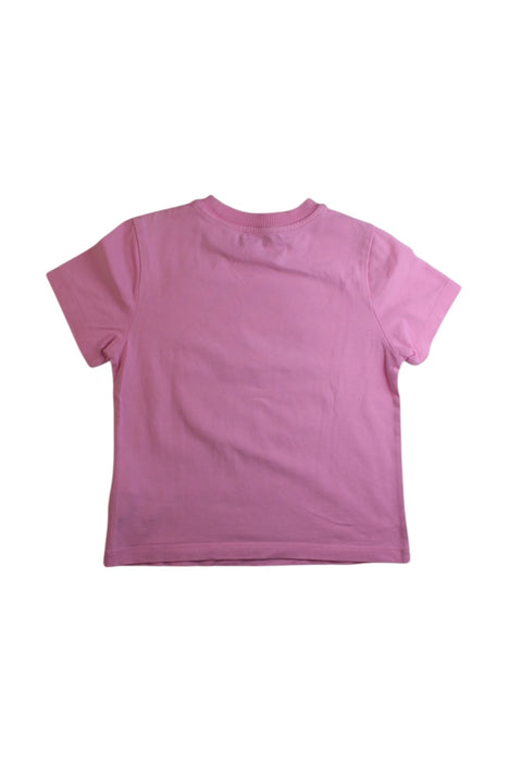 A Pink Short Sleeve T Shirts from Moschino in size 6T for girl. (Back View)