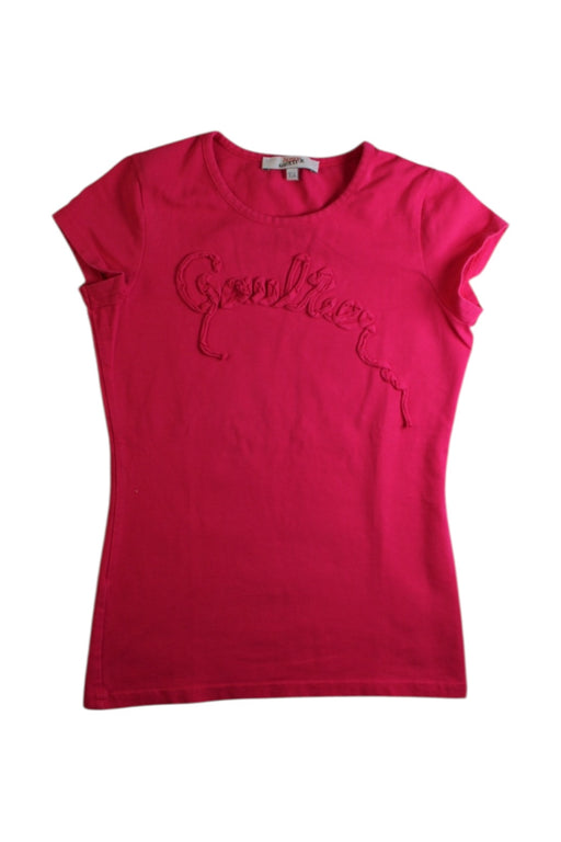 A Pink Short Sleeve T Shirts from Junior Gaultier in size 10Y for girl. (Front View)