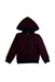 A Burgundy Zippered Sweatshirts from Jacadi in size 4T for boy. (Front View)