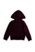 A Burgundy Zippered Sweatshirts from Jacadi in size 4T for boy. (Back View)