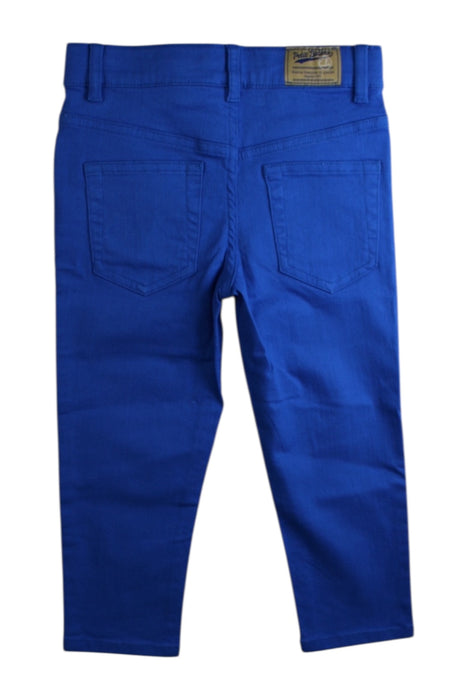 A Blue Jeans from Petit Bateau in size 3T for boy. (Back View)