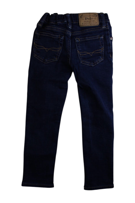A Navy Jeans from Polo Ralph Lauren in size 4T for boy. (Back View)