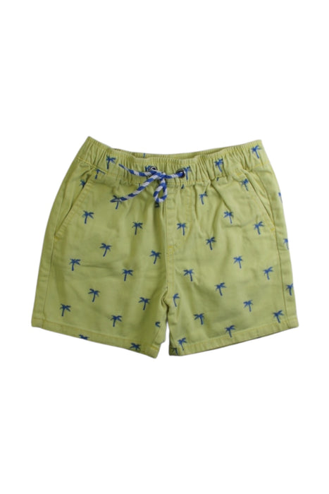 A Green Shorts from Seed in size 4T for boy. (Front View)