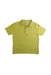 A Yellow Short Sleeve Polos from Boss in size 5T for boy. (Front View)