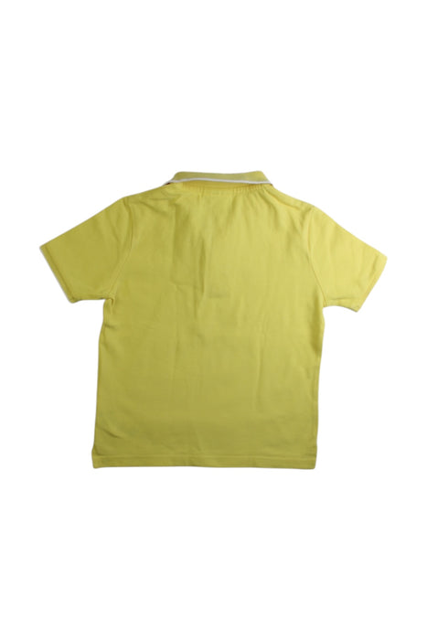 A Yellow Short Sleeve Polos from Boss in size 5T for boy. (Back View)