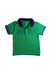A Green Short Sleeve Polos from Tommy Hilfiger in size 3T for boy. (Front View)