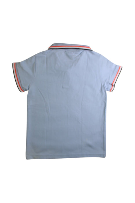 A Blue Short Sleeve Polos from Jacadi in size 6T for boy. (Back View)