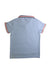 A Blue Short Sleeve Polos from Jacadi in size 6T for boy. (Back View)