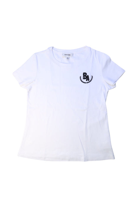 A White Short Sleeve T Shirts from Bora Aksu in size 10Y for girl. (Front View)