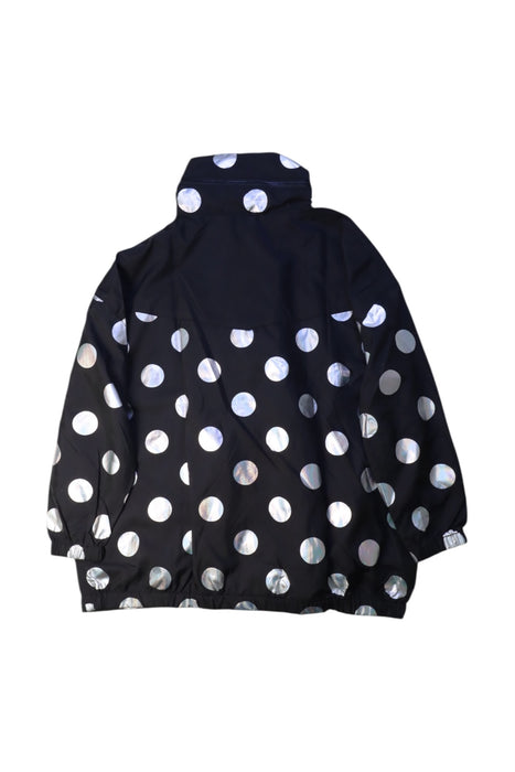 A Black Rain Jackets from Seed in size 10Y for girl. (Back View)