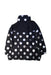 A Black Rain Jackets from Seed in size 10Y for girl. (Back View)