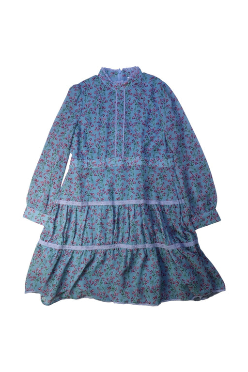 A Blue Long Sleeve Dresses from Bora Aksu in size 10Y for girl. (Front View)