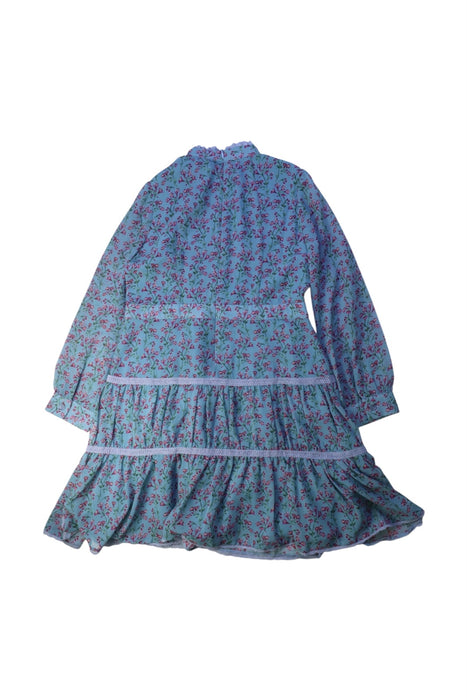 A Blue Long Sleeve Dresses from Bora Aksu in size 10Y for girl. (Back View)