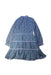 A Blue Long Sleeve Dresses from Bora Aksu in size 10Y for girl. (Back View)