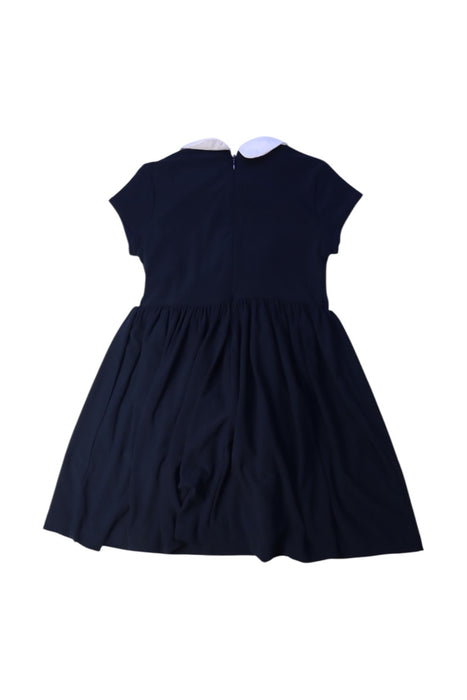 A Navy Short Sleeve Dresses from Polo Ralph Lauren in size 7Y for girl. (Back View)