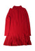 A Red Long Sleeve Dresses from Polo Ralph Lauren in size 7Y for girl. (Back View)