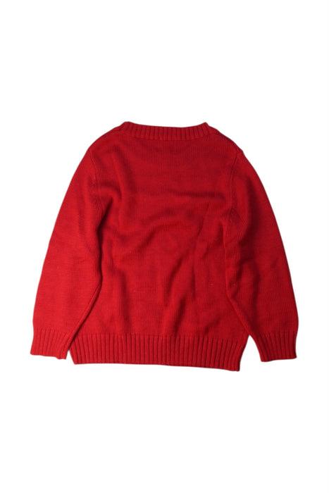 A Red Knit Sweaters from Bape by A Bathing Ape in size 4T for neutral. (Back View)