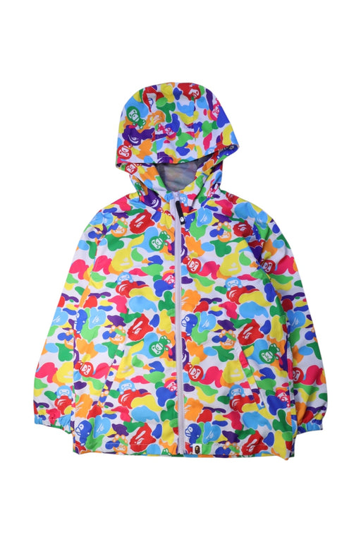 A Multicolour Rain Jackets from Bape by A Bathing Ape in size 10Y for neutral. (Front View)