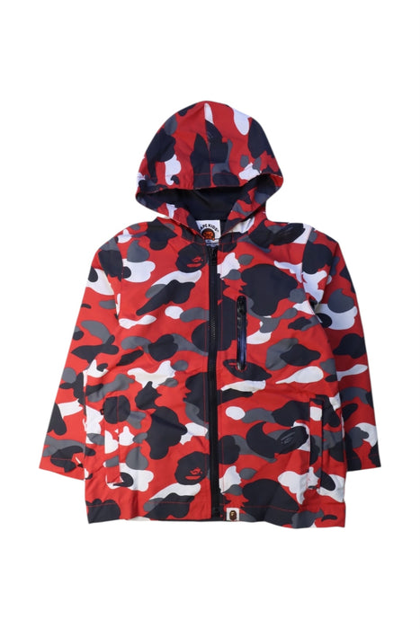 A Multicolour Rain Jackets from Bape by A Bathing Ape in size 4T for neutral. (Front View)