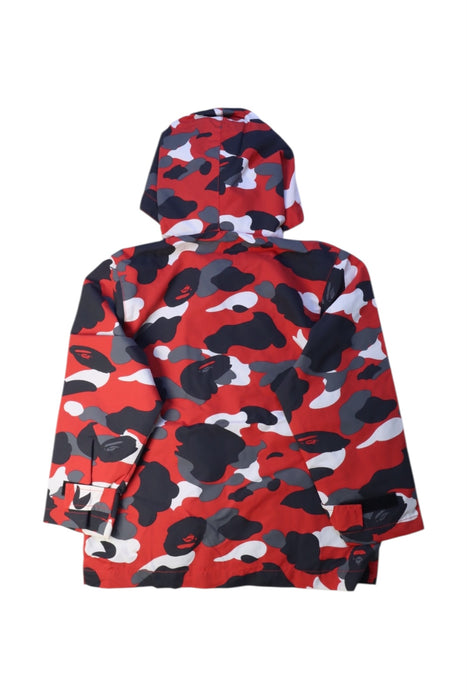 A Multicolour Rain Jackets from Bape by A Bathing Ape in size 4T for neutral. (Back View)