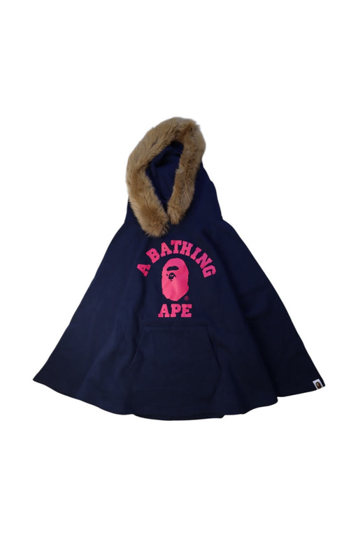 A Navy Capes & Ponchos from Bape by A Bathing Ape in size 4T for girl. (Front View)