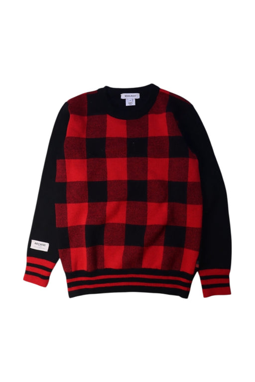 A Red Knit Sweaters from Woolrich in size 8Y for boy. (Front View)