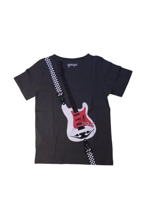 A Black Short Sleeve T Shirts from Yporque in size 8Y for boy. (Back View)