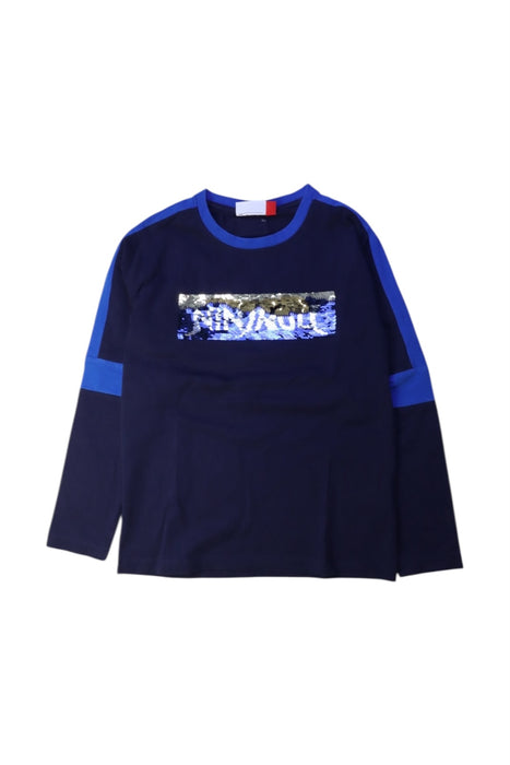 A Navy Long Sleeve T Shirts from Lego Wear in size 8Y for boy. (Front View)