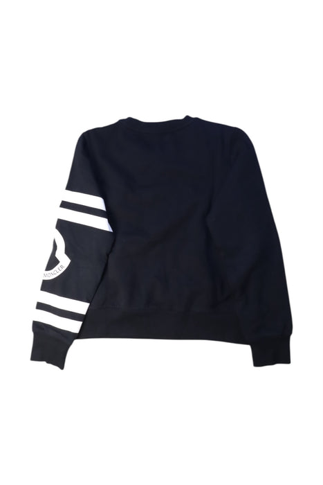 A Black Crewneck Sweatshirts from Moncler in size 10Y for boy. (Back View)
