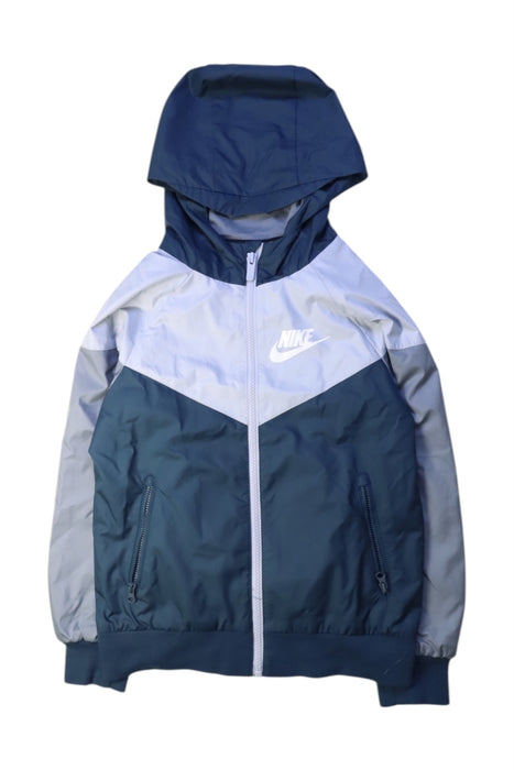 A Blue Lightweight Jackets from Nike in size 6T for neutral. (Front View)