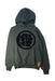 A Green Hooded Sweatshirts from Wheat in size 8Y for boy. (Front View)