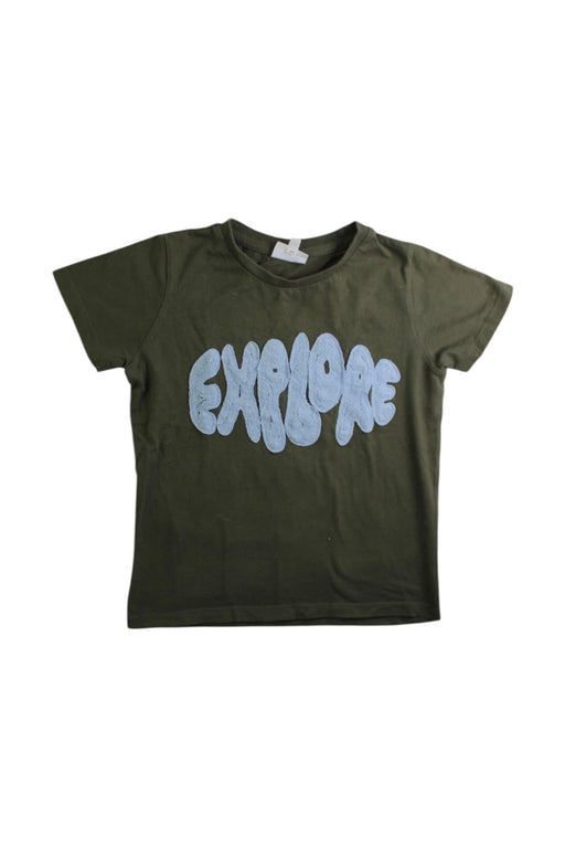 A Green Short Sleeve T Shirts from Seed in size 4T for neutral. (Front View)