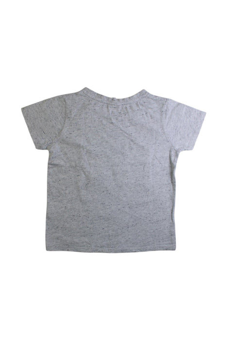 A Grey Short Sleeve T Shirts from Seed in size 4T for boy. (Back View)