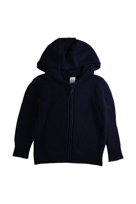 A Navy Zippered Sweatshirts from Anko in size 5T for boy. (Front View)