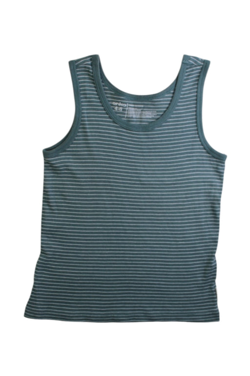 A Teal Sleeveless Tops from Anko in size 4T for boy. (Front View)