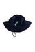 A Navy Sun Hats from Platypus in size 4T for boy. (Front View)